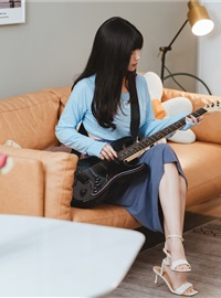 rioko Ryuko NO.074 Guitar Sister Lace up skirt(3)